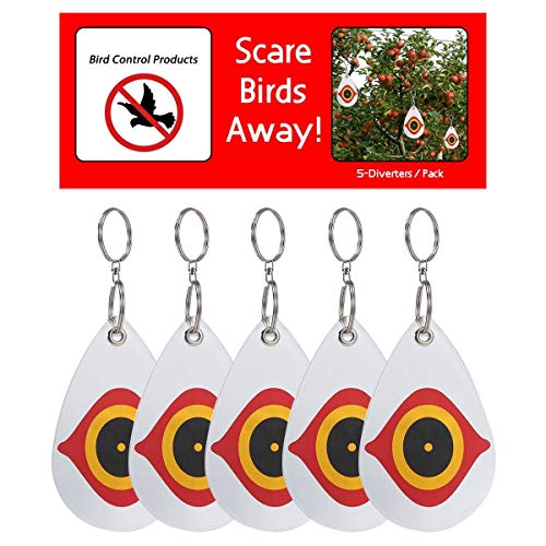QingYou Bird Repellent Owl Eyes, 5 Pack Reflective Bird Deterrent to