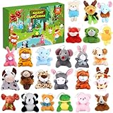 Calendrier de l'avent Peluche, Calendrier de l'avent 2025 Enfant, 24 Styles Différents de...