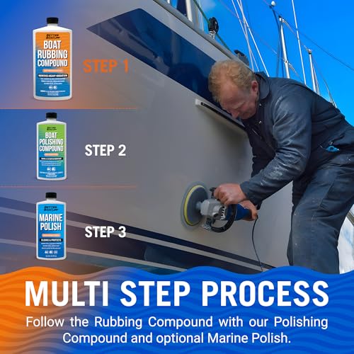 Image of Marine Rubbing Compound, Fiberglass Buffing and Scratch Remover, Gelcoat
