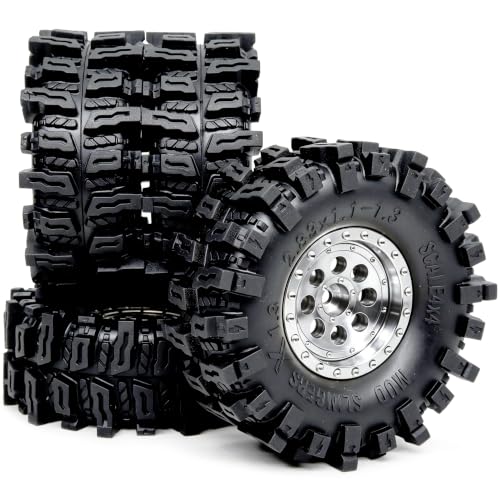 HOBBYSOUL Stainless Steel 1.3 Wheels and Tires