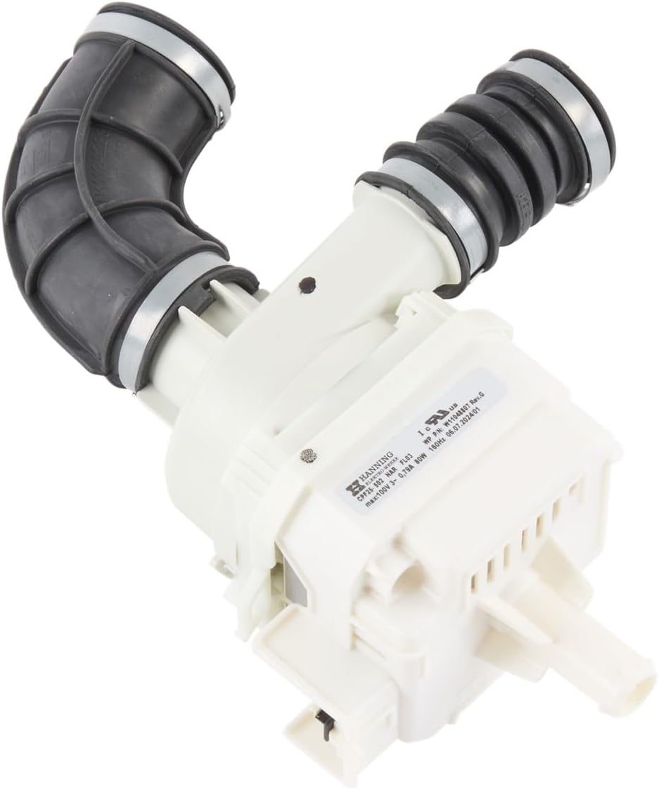 Whirlpool W11462455 W11385424 OEM Dishwasher Circulation Pump, Multicolor
