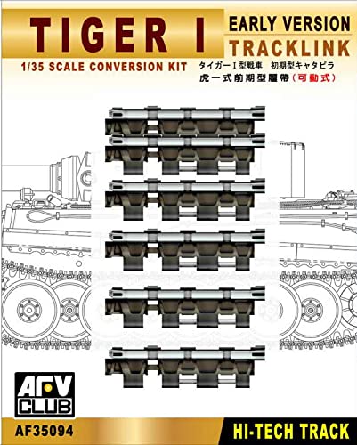 Tracks Tiger I Early AFV Club 35094 pour remplacer les chenilles rigides