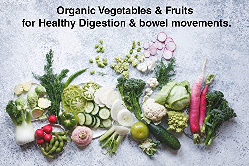 Drformulas Organic Prebiotic Fiber For Constipation Relief & Weight Loss | Nexabiotic Superfood Tabs For Probiotic Digestive Health, 60 Tablets #TOP4