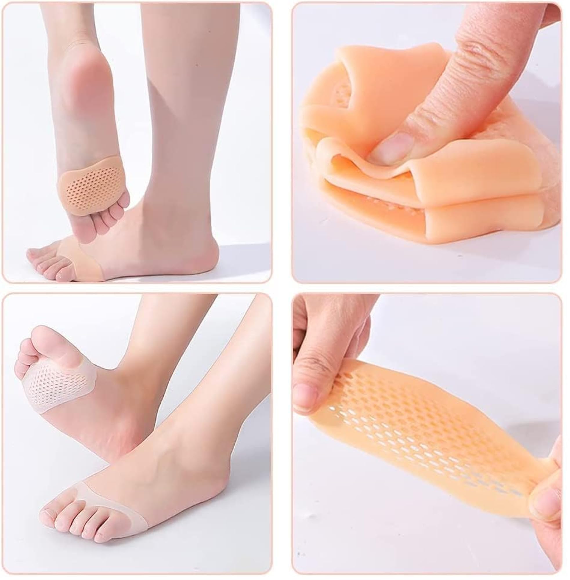 Silicone Anti Crack Heel Cover Foot Protector Socks