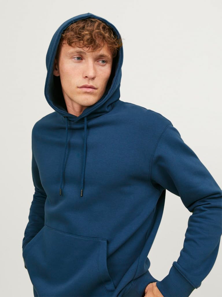 JACK & JONES Male Kapuzenpullover Einfarbig Kapuzenpullover
