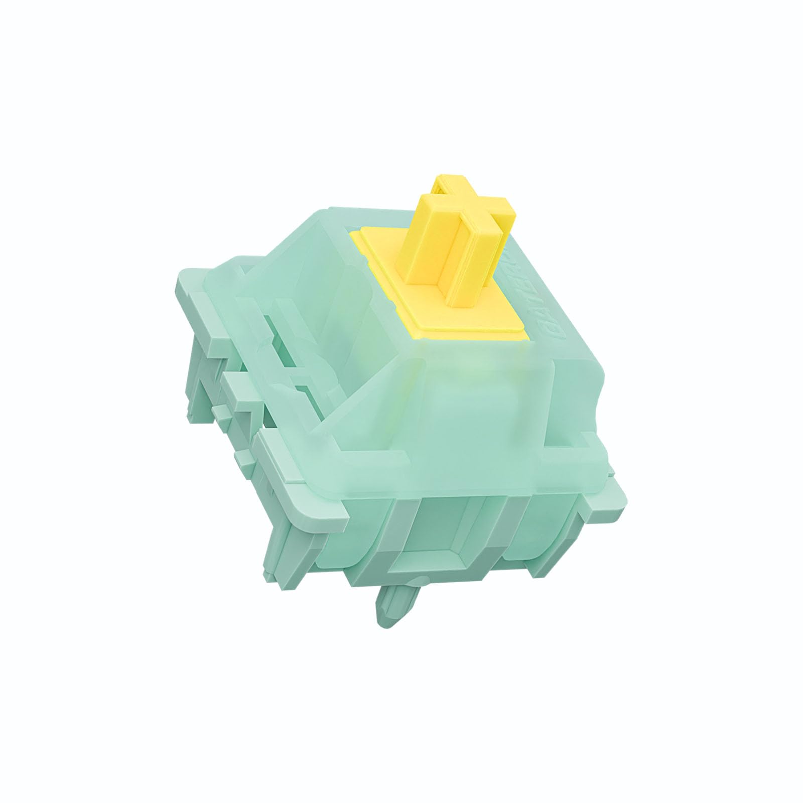 Mciepny Gateron Jade Goldenrod Yellow Pro Keyboard Switch,55gf 5-Pin Pre Lubed Plug-in Led Linear Key Switches for Mechanical Gaming Keyboard (90pcs)