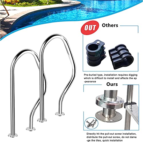 Barandilla para Piscina de Acero Inoxidable 304 miniatura 4
