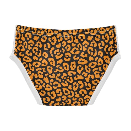 Fur Leopard Spot Little Boys Cotton Briefs Soft Breathable Comfortable Tag-Free Underwear2