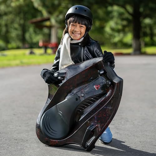 Rollplay Nighthawk Storm Electric Ride On Toy for Ages 6 & Up with 12V 7AH Rechargeable Battery, Side Handlebars for Steering, Tall Rear Flag, and Top Speed of 6.5 MPH, Black/Red