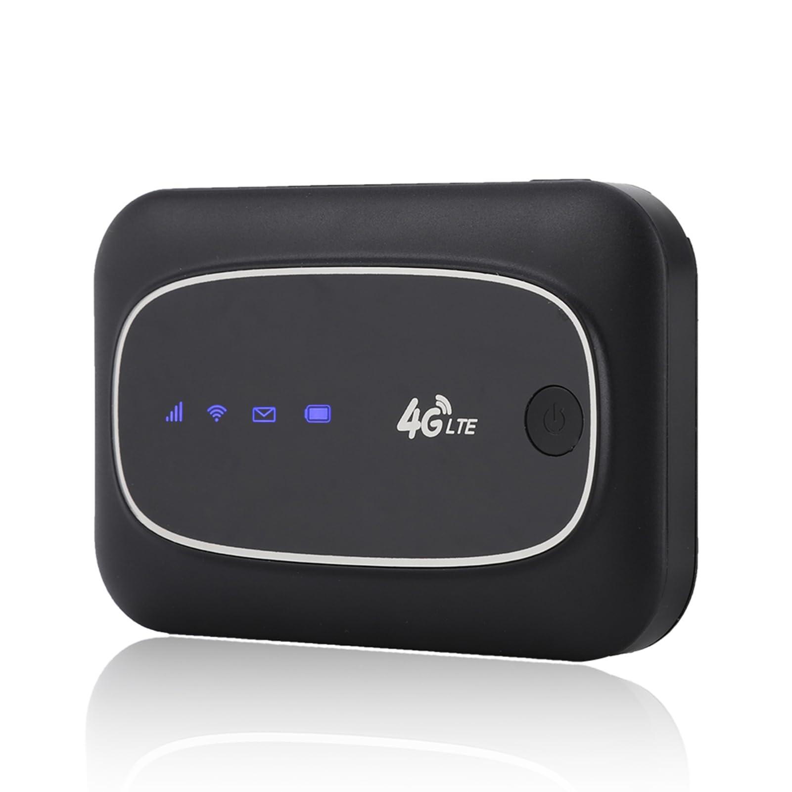 Mobilny modem WiFi 4G LTE Mini router Wi-Fi Przenośny router Wi-Fi z kieszonkowym hotspotem do użytku wewnątrz i na zewnątrz, router dla partnerów w podróży Router WiFi do gier (czarny)