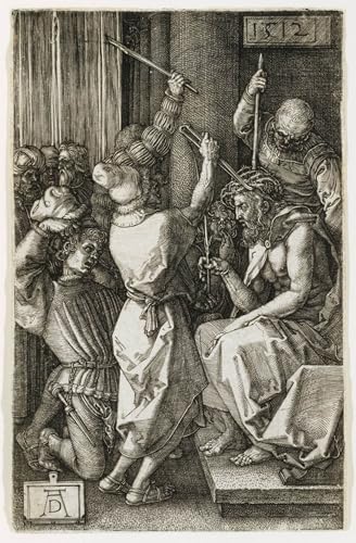 Tableaux Le Christ couronné d'épines Dürer 60x90cm impression sur toile de lin