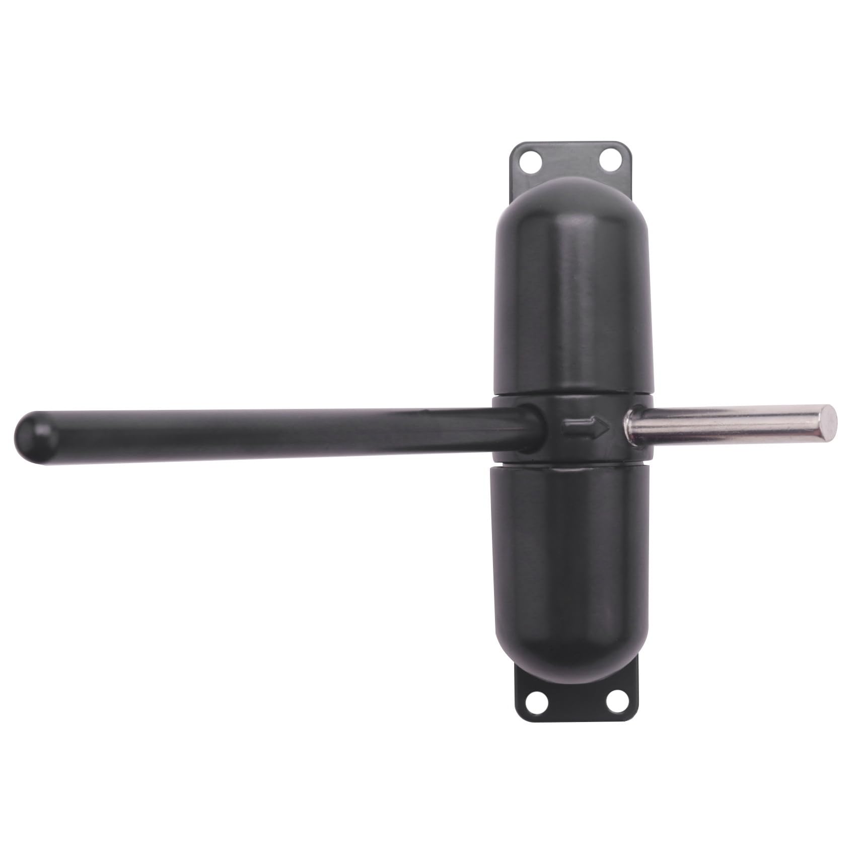 Littimoon 1 Set 20-70Kgs Black Adjustable Mounted Spring Door Closer Automatic Door Closer Fire Rated