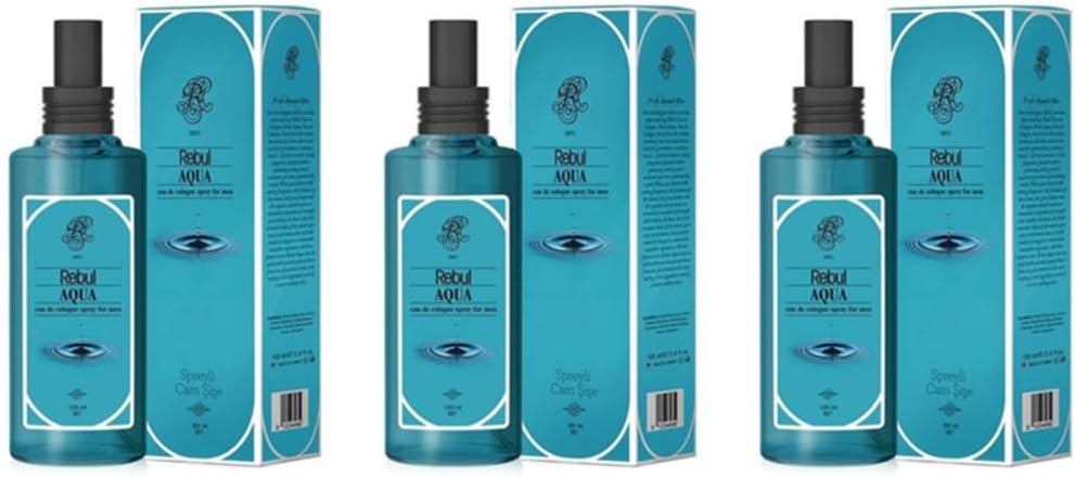 Rebul Aqua Sprey Kolonya 100 ml 3'lü Set