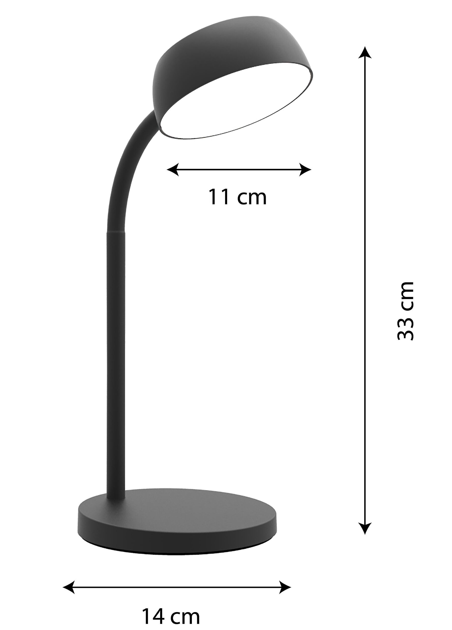 TAMY designerska lampa LED czarna