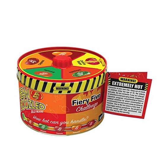 
                            Jelly Belly BeanBoozled Fiery Five Spinner Tin - 3.36 oz - Genuine, Official, Straight from the Source
                        