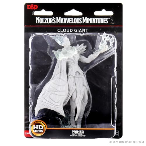 Figurine Cloud Giant D&D non peinte avec détails haute précision Wave 8