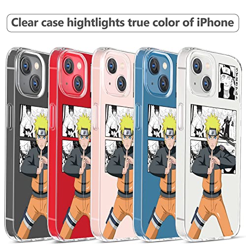 Varkululx Anime Phone Case For Iphone 12/12Pro Clear, [Non-Yellowing] Transparent Case With Soft Rubber Bumper, Shockproof & Drop Protection, Cool Anime Case For Boys & Girls (Mrtm,12/12Pro #TOP5