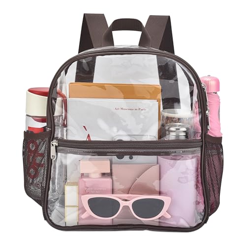 Image of Oraben Clear Backpack for Stadium Events Clear Bag Small Stadium Backpack Waterproof 12x6x12 for Women Men Adult Concert Sports