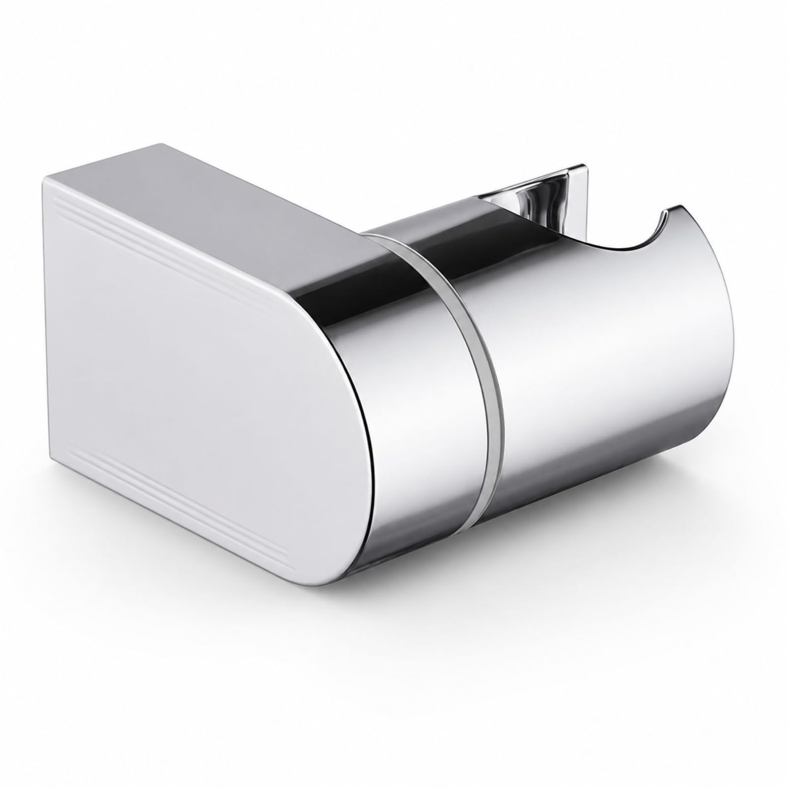 YouXunGS 360° Adjustable Chrome ABS Shower Head Holder Wall Mount Bracket