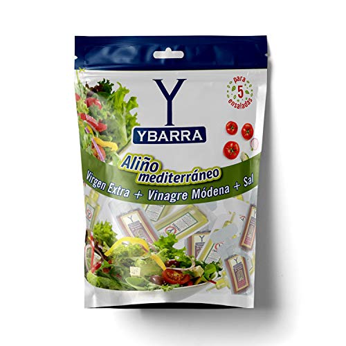 Ybarra Bolsa de Aliño Mediterráneo, Virgen Extra, Vinagre de Módena y Sal, 105ml