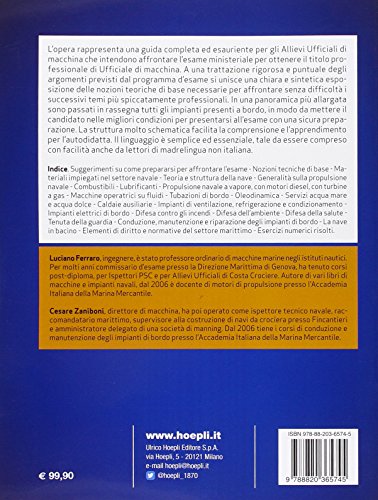 L'esame per l'ufficiale di macchina. Manuale di