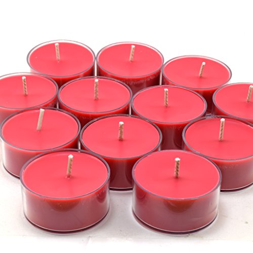 Candeo Candle 13041 Summer Strawberry Scented - Soy Tealight Candles thumb #1