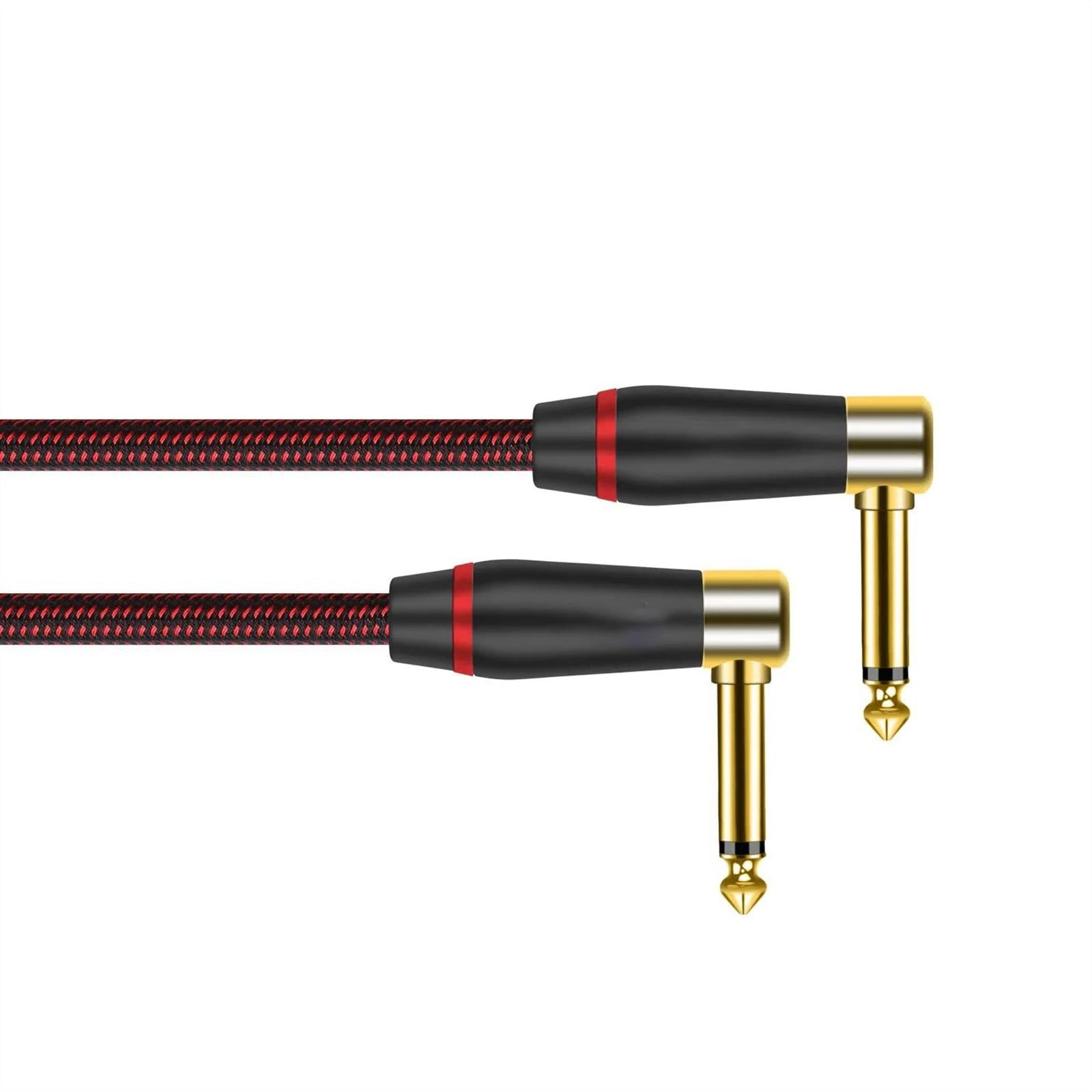 Jack Chapado En Oro De 6,35 Mm A 6,35 Mm, Cables De Audio Macho A Macho De 1/4 Pulgada Utilizados Principalmente Para Guitarra Cable de instrumento Guitarra (Color : A, Size : 2M)