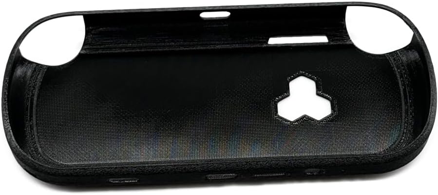 TPU Case for TRIMUI SMART PRO S Game Console,Flexible 3D Printed Soft Protective Shell,Anti-Slip and Shock-Resistant Game Console Cover with Full Button Access (black)