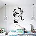 WERWN Creative Mode Art Picasso Silhouette Mur Vinyle décoration décor à la Maison Chambre Autocollant célébrité Peinture