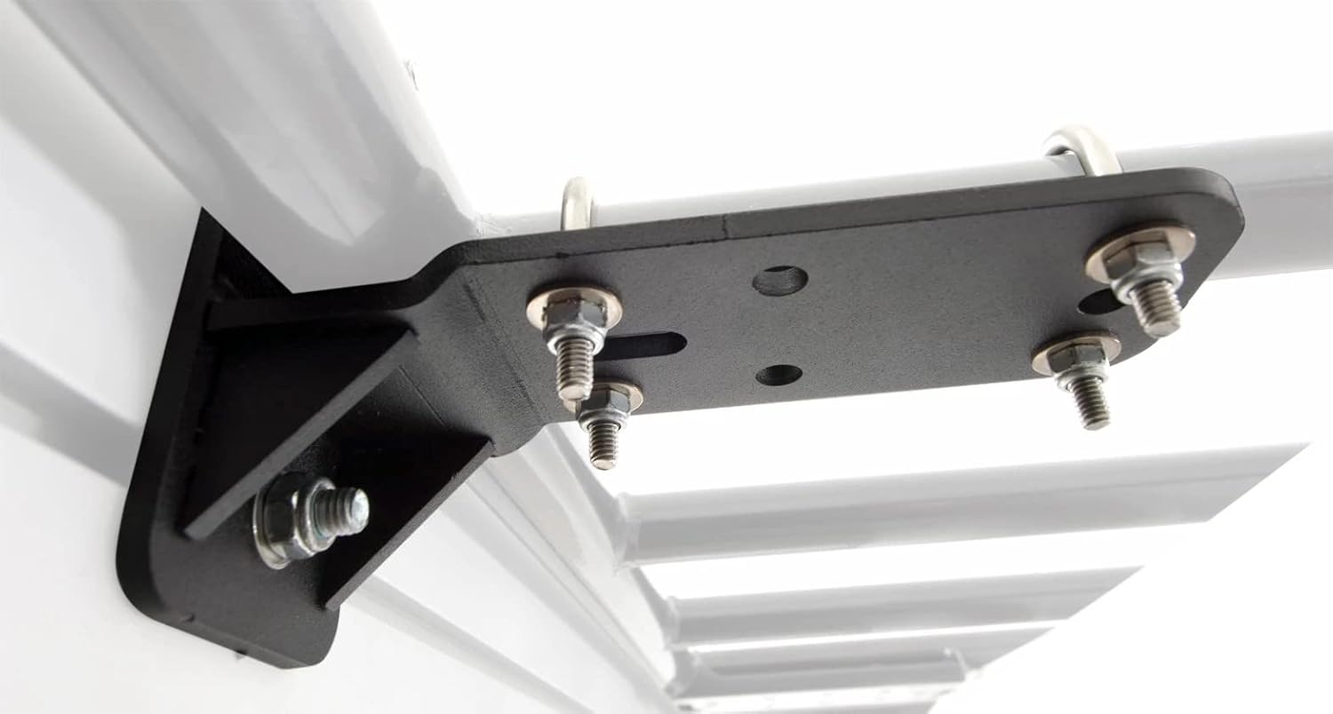 Rhino Rack Batwing Tubular Rack Awning Bracket Kit, Fits Round or Square Tubes up to 1.1 Inch (28 mm) Diameter, Mount Your Full Size or Compact Batwing Awning to Your Car, Truck, SUV, or Van (33103)