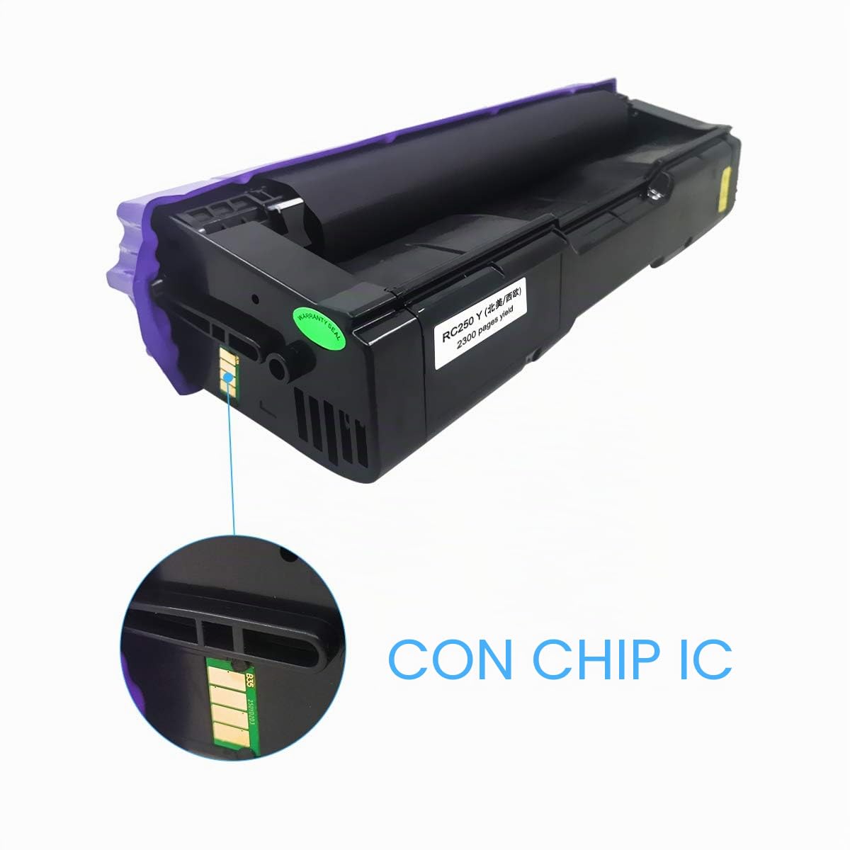 Cartuchos de Tóner Compatibles con 4 Colores SP C250 C261 Alta Capacidad 2300 Páginas para RICOH Aficio SP C250DN C250SF C261SFN C261SFNw C261DNw C260 C260DNW C260SFNW Impresoras GREENPRIN