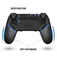 Vista 3 de Wireless Controller for PS4, Custom Design V2 Gamepad Joystick for PS4 with Non-Slip Grip of Both Sides and 3.5mm Audio Jack! Thumb Caps Included!