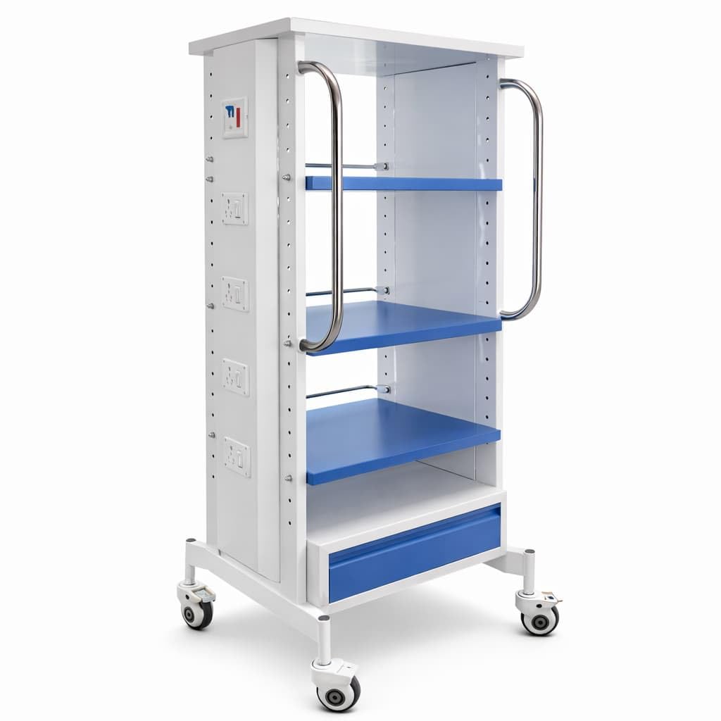 A ONE HOSPICARE = Hospital Monitor/Laparoscopic Trolley-image-47