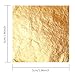 Gold Leaf Sheets 20 Sheet Gold Leaf for Cake Chocolates Decorating, Bakery Pastry Cooking, Makeup Health & Spa,Gilding Crafting,Gilding Dessert Decoration, DIY Arts Project