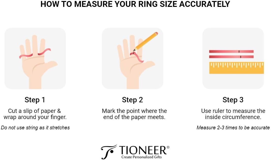 Sterling Silver Plain Dome Wedding Band for Men and Women, Made In USA - Custom Text Personalized Ring, 3mm to 8mm Width, Size 4-13 - Image 7