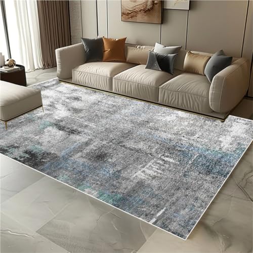 Tapis salon abstrait grand format flanelle douce pour chambre coucher - 2