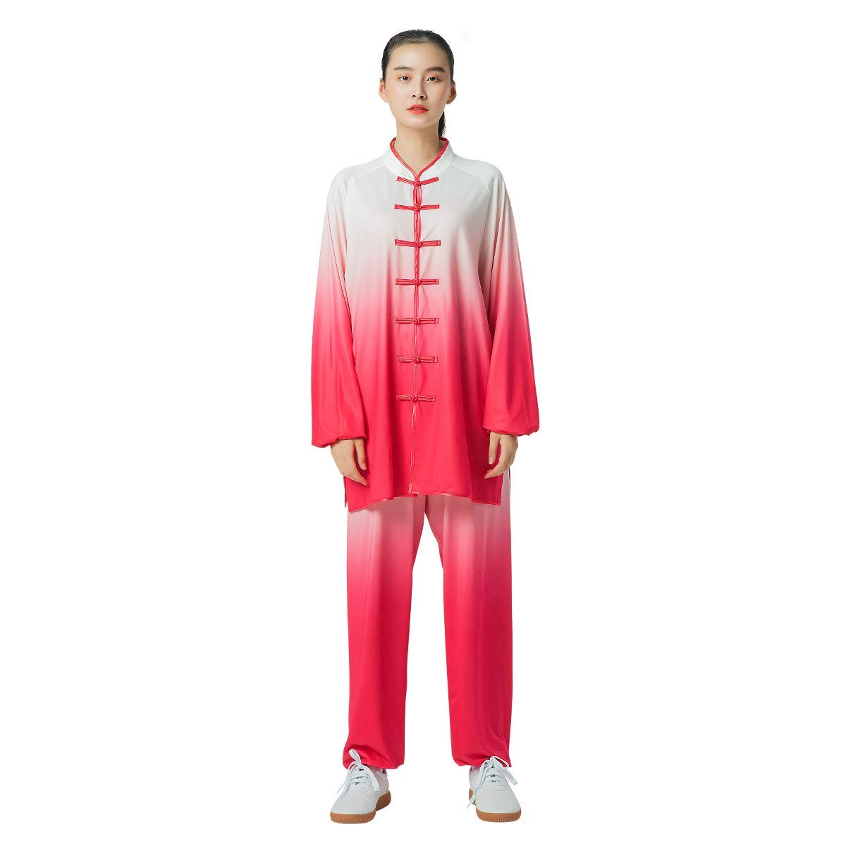 Vêtements d'arts Martiaux Traditionnels Chinois Tenue Tai Chi Femme