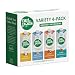 nutpods Variety 4 pack, Original, French Vanilla, Hazelnut and Caramel Unsweetened Dairy-Free Liquid Coffee Creamer Made From Almonds and Coconuts