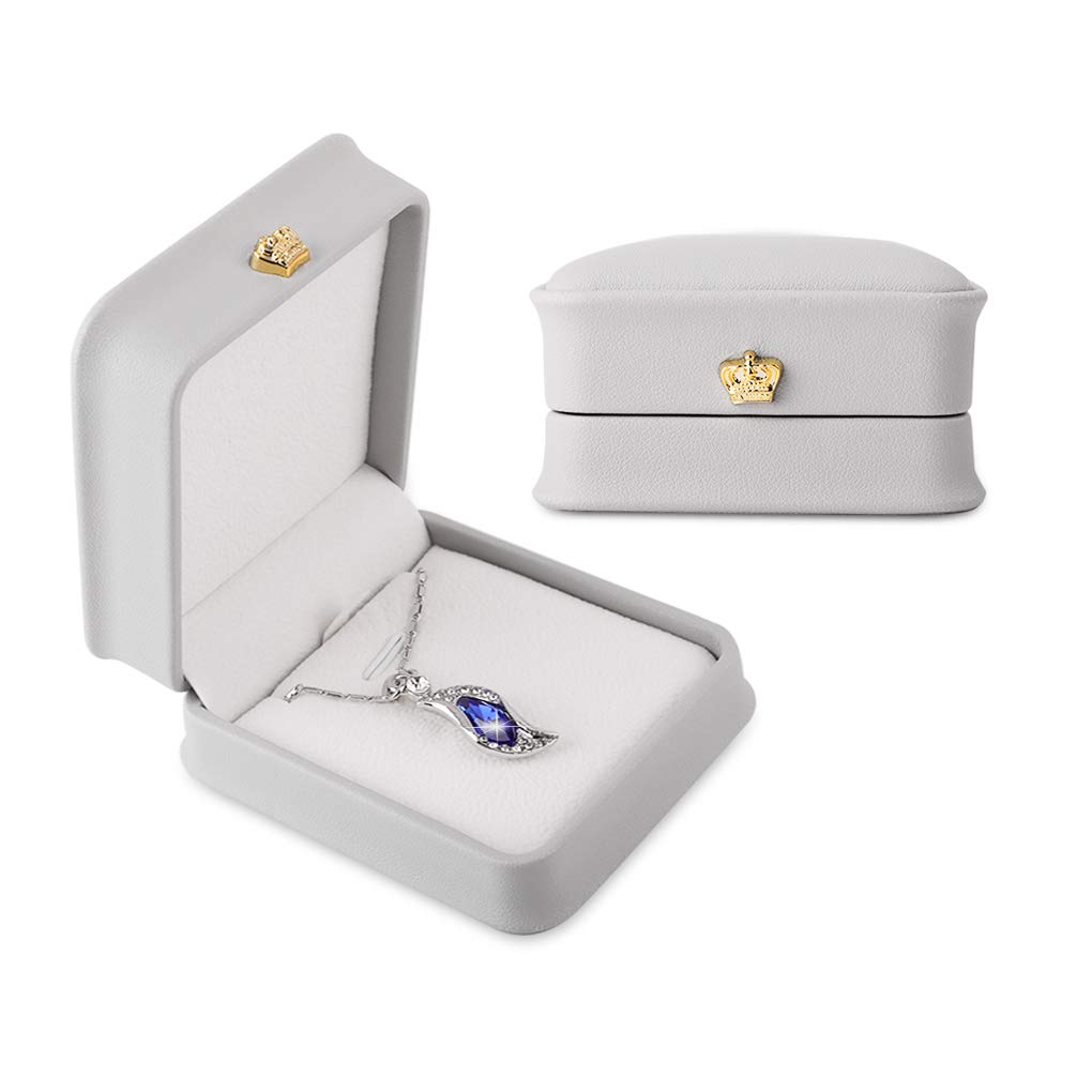 Rolin Roly 2PCS Coffret Cadeau Pour Bijoux Boîte Cadeau En Cuir PU