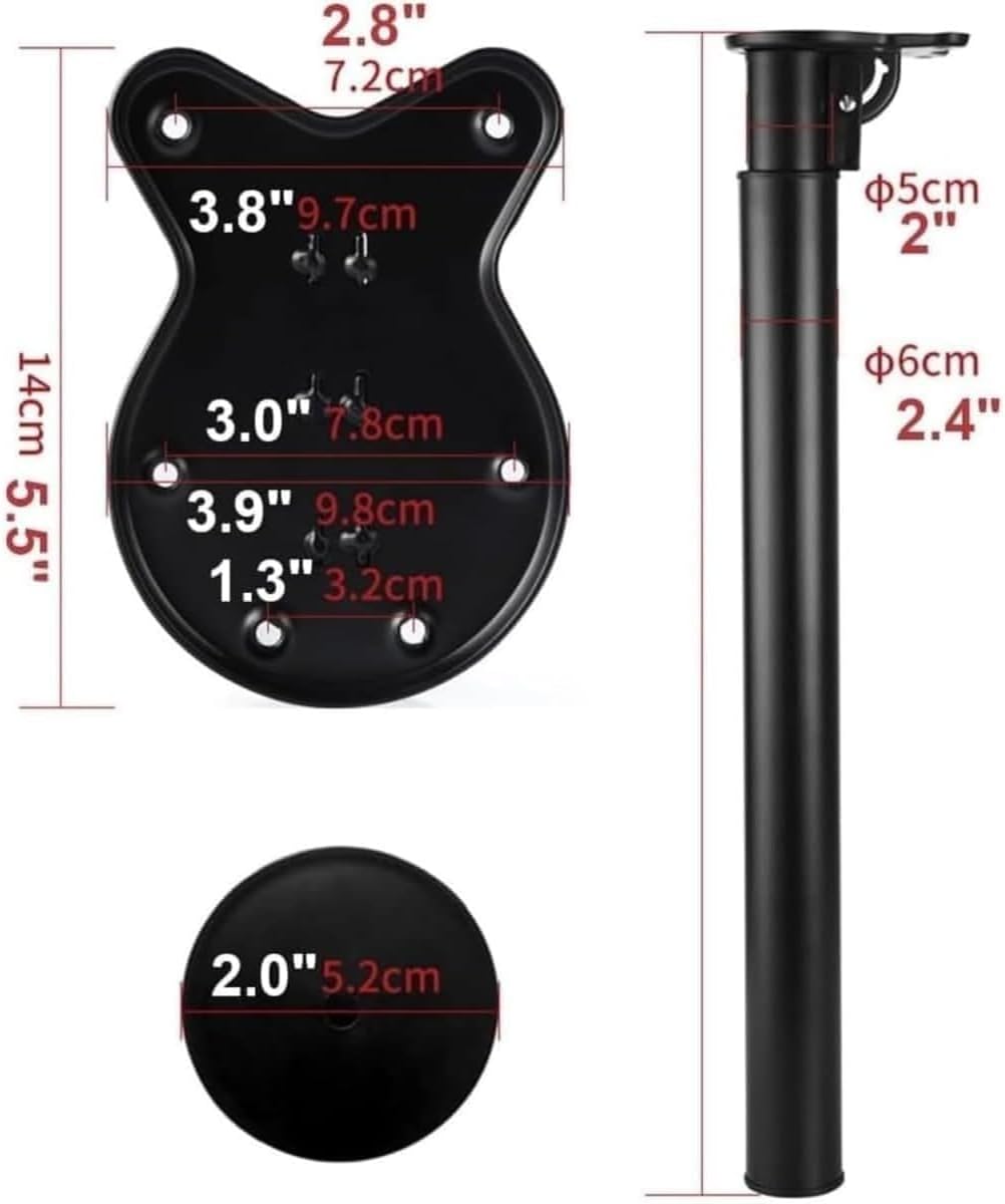 金属鋼の折りたたみ式の足 調節可能な家具の足FiveLn 伸縮式テーブル脚 安定 家具 冷間圧延鋼製伸縮バーデスク脚 高さ調節 45