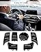 Multimedia Knob Control Button Kit Fit for BMW 1 3 5 X1 X3 X5 X6 Series BMW F20 F22 F30 F34 F36 F10 F02 F06 F25 F15, Menu Cap Knob Button Replaces 6582 9206 446-C, Model B