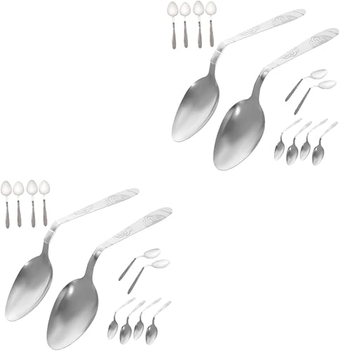 Miniatura 1 de Gadpiparty 24 piezas de rendimiento divertido trucos juguetes bromas para accesorios de primer plano plegable cuchara de metal plateado magia truco