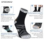 SPIRESNUG Hiking Socks Men Women, Moisture Wicking, 2-Pack - Image 4