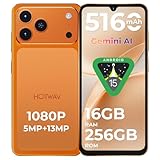 HOTWAV A7 Pro Max Smartphone Android 15, 16GB+256GB/TF TB Telefono Cellulare, 5160mAh Cellulare, 6.75 Pollici Telefoni, 13MP+5MP Camera, Dua …