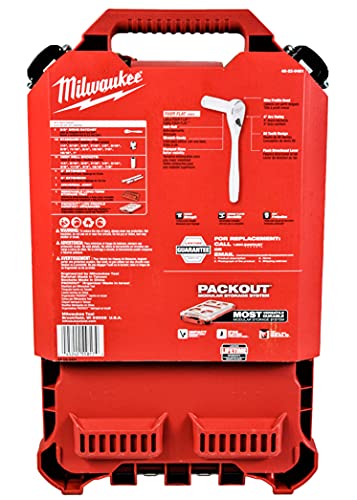 Milwaukee 48-22-9481 3/8 In. Drive Sae Ratchet And Socket Mechanics Tool Set With Packout Case (28-Piece) #TOP4