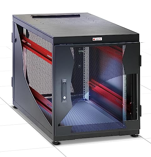 Techly Professional 100075 Armadio Server Rack 19" 600X1000 14 Unita' Nero Flat Pack Nero