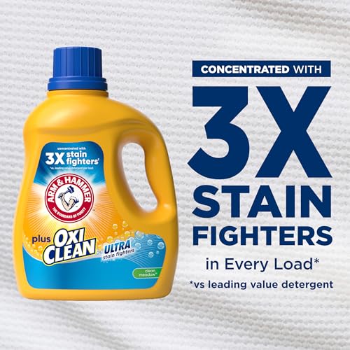 Image of ARM & HAMMER Plus OxiClean Ultra Stain Fighters Liquid Laundry Detergent