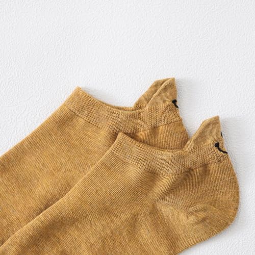 Northern 30 Women's Cotton Ankle Socks - Low Cut, No Show, Non Slip Flat 10 Pairs4