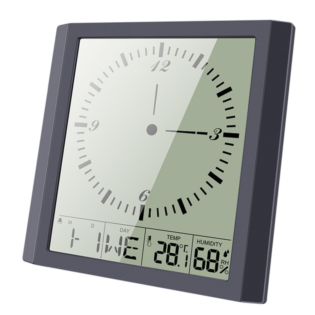 Horloge électronique grand écran pour ne plus rater l'heure