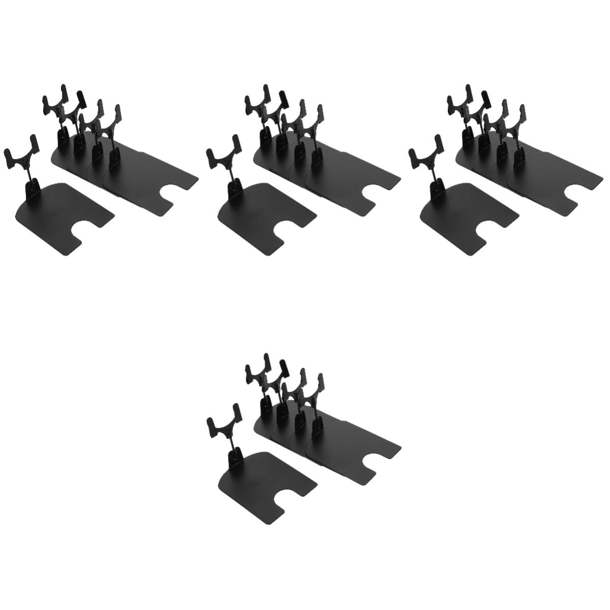 DECHOUS 4 Set Porta Etichette Per Prodotti Da Forno Porta Etichette Porta Pubblicità Per Mensole Etichetta Verticale A Forma Di Forcella A Forma Di U Clip 5 pezzi * 4